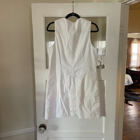 Abercrombie & Fitch Mara Linen-Blend Vest Mini Dress - Picture 8 of 8